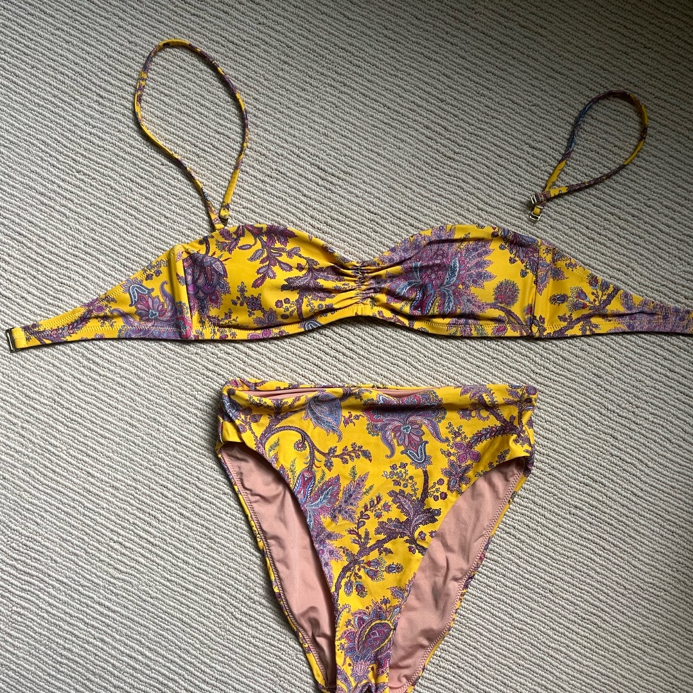 J.Crew Italian Summer Paisley Two Piece Bikini